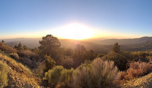 Sunset Over Chumash Wilderness